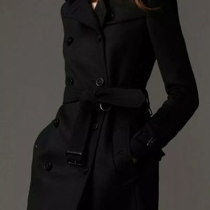 Burberry cashmere Kensington trench coat